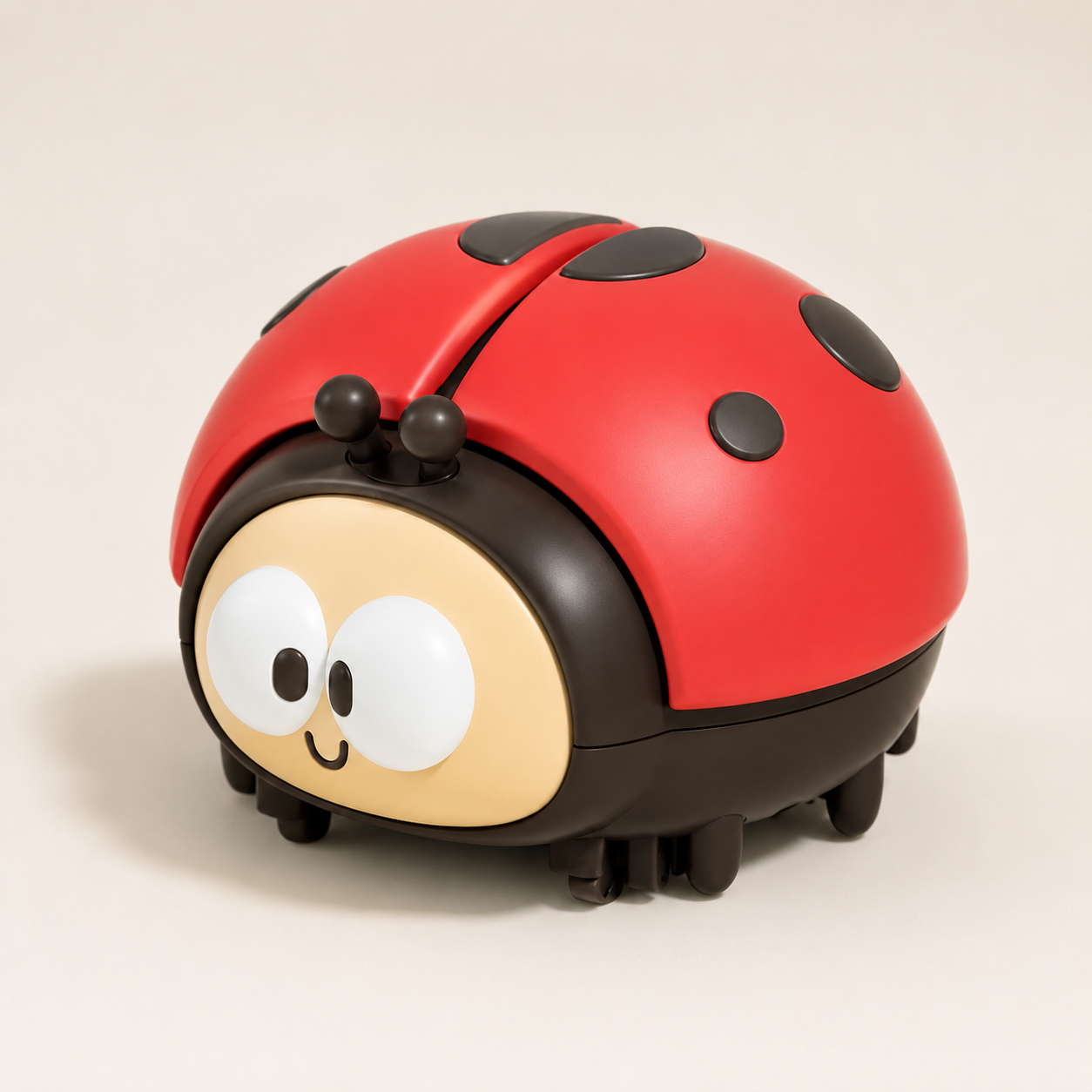 Interactive Colorful Safe Baby Toy Fun Ladybug Design