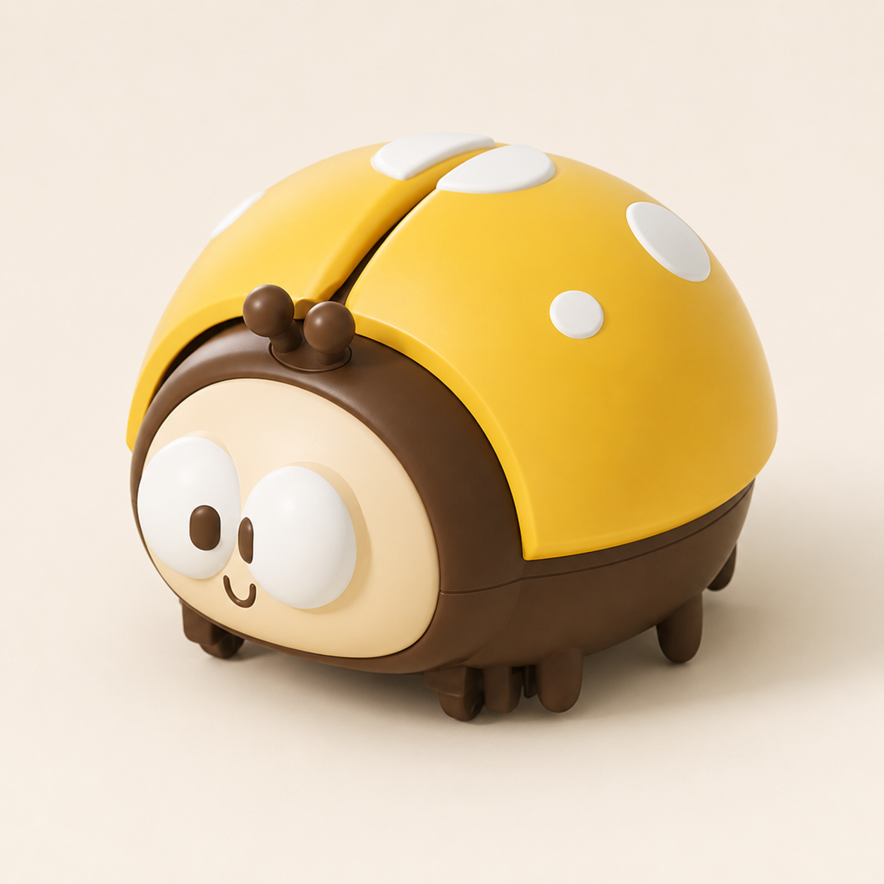 Interactive Colorful Safe Baby Toy Fun Ladybug Design