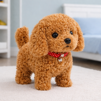 Robot Dog Toy Interactive Plush Puppy Realistic Walking Pet