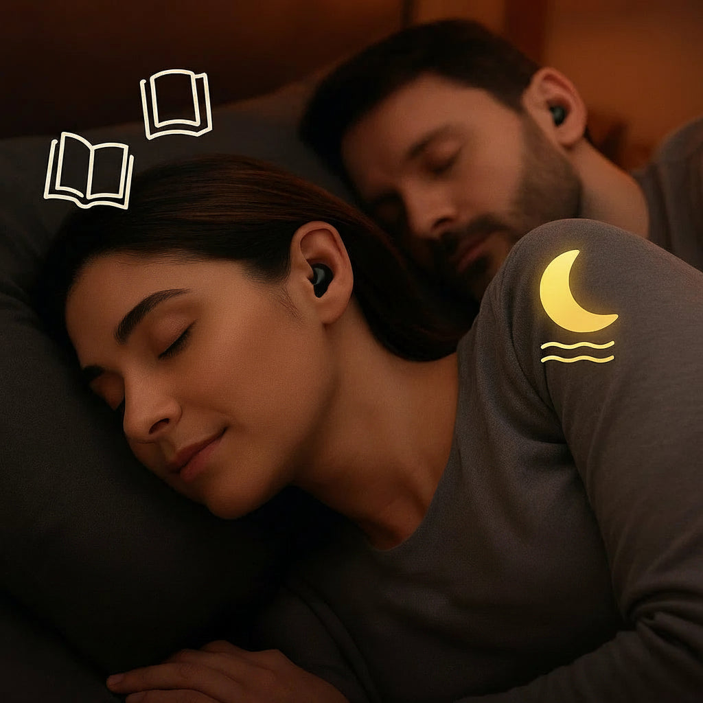 Wireless Sleep Earbuds with Dual Noise Reduction