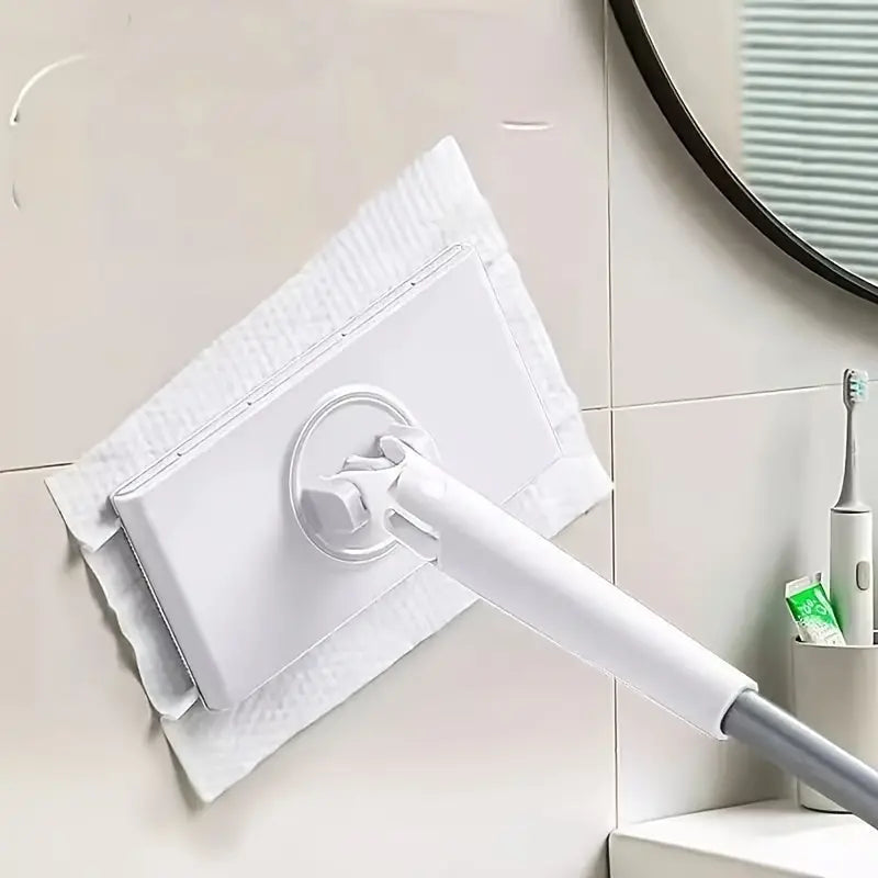 360 Degree Rotating Mop with Angled Handle and Low Profile Head
