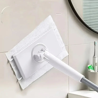 360 Degree Rotating Mop with Angled Handle and Low Profile Head