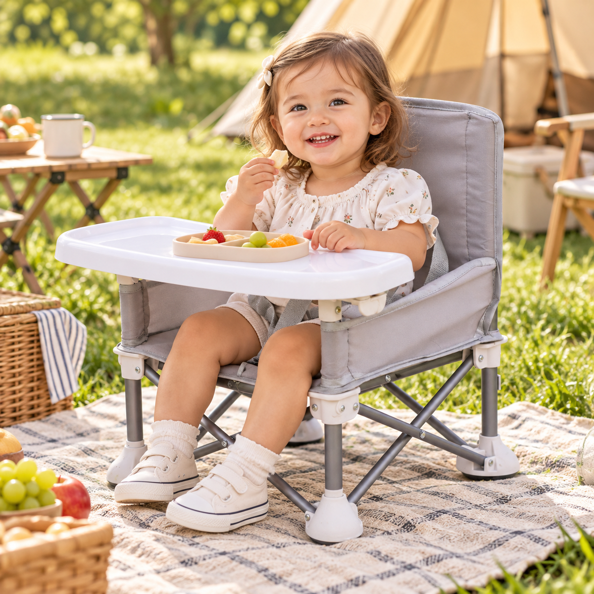 Kids Outdoor Camping Chair Foldable Portable Seat