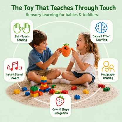 Interactive Plush Toy with Sound and Movement for Parent and Child Play