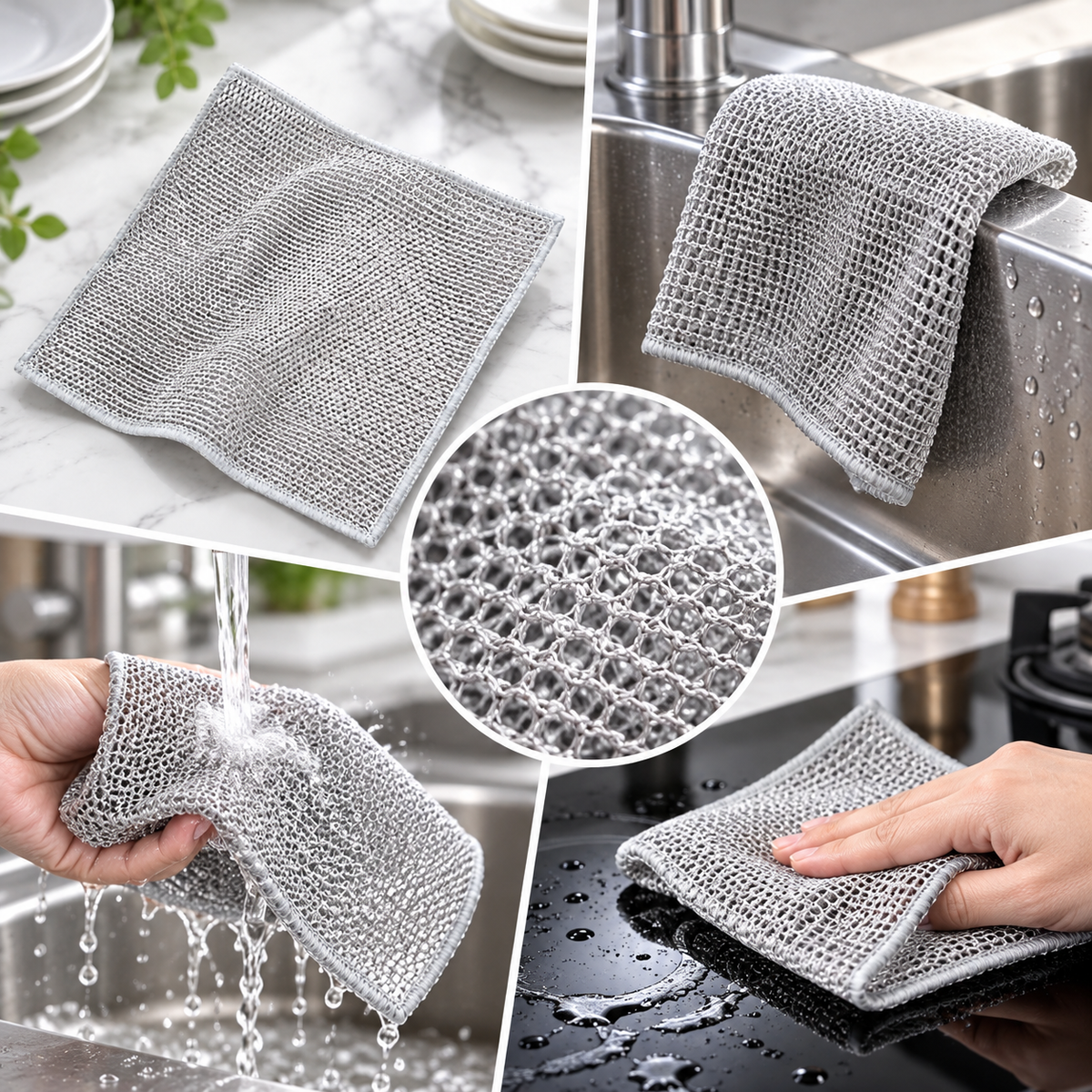 Kitchen Cleaning Cloth Multi Purpose Thick Durable Design