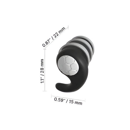 Reusable Silicone Earplugs with Three-Layer Noise Blocking and Contoured Fit