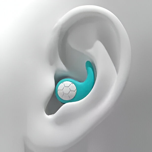 Reusable Silicone Earplugs with Three-Layer Noise Blocking and Contoured Fit