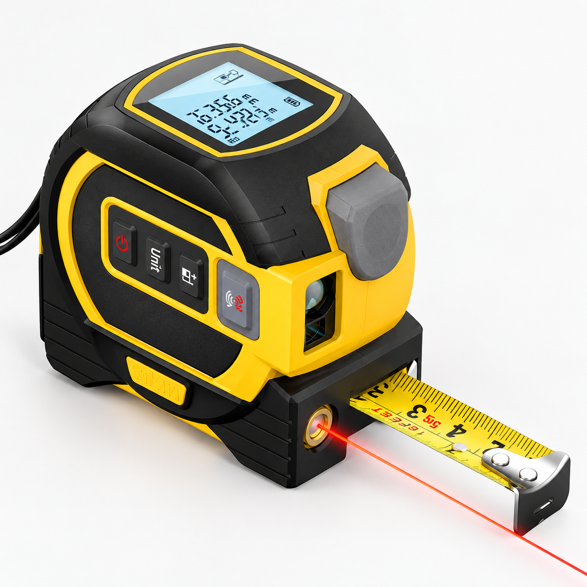 Laser Measuring Tape Digital Tool Multi Function Design