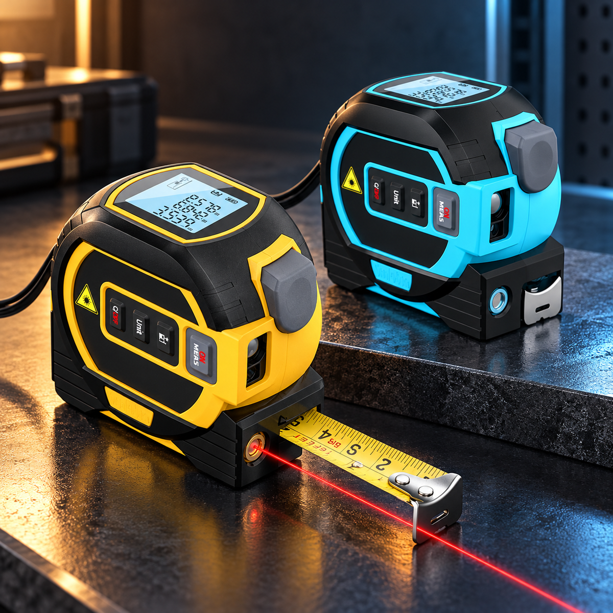 Laser Measuring Tape Digital Tool Multi Function Design