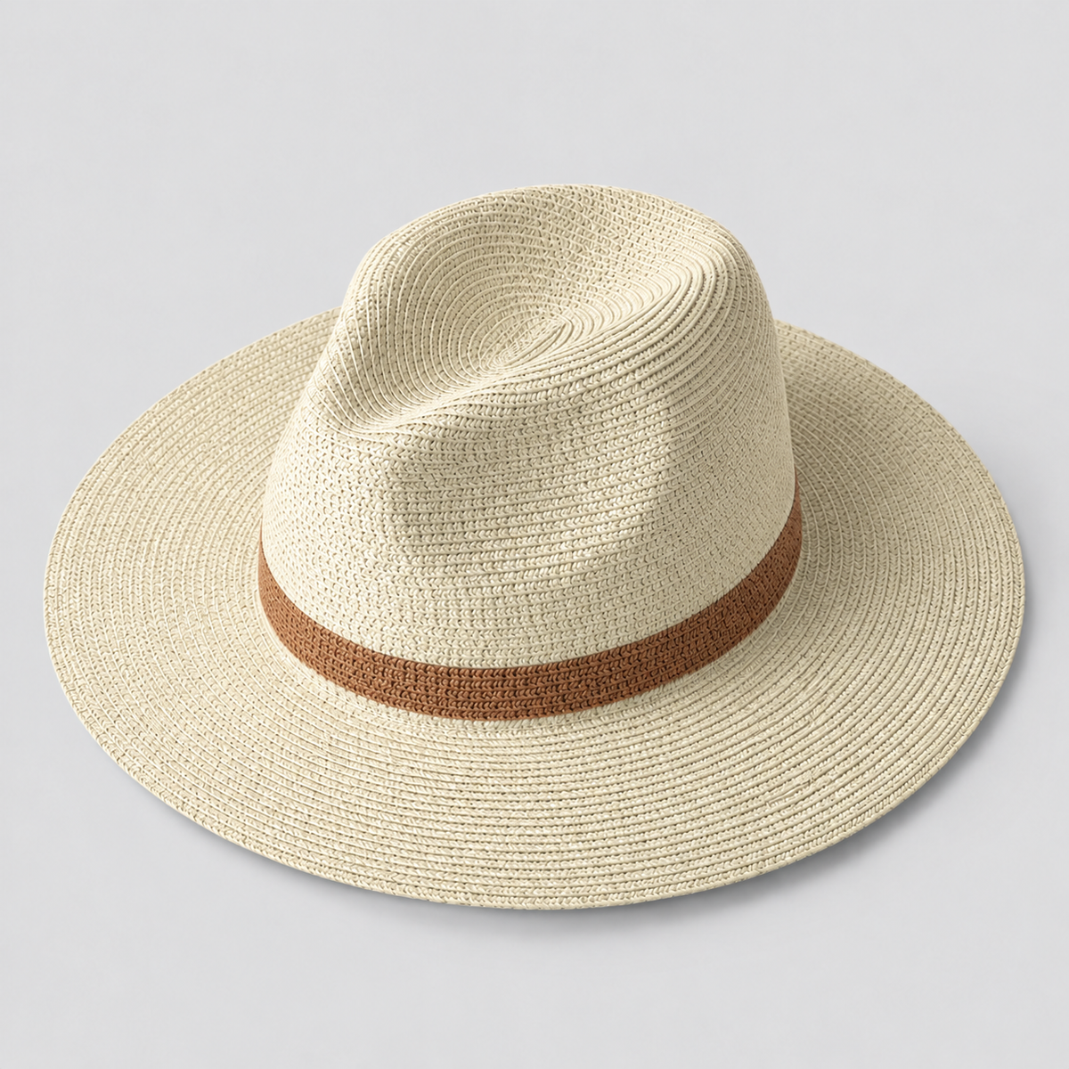 Lightweight Panama Hat Wide Brim Packable Sunshade
