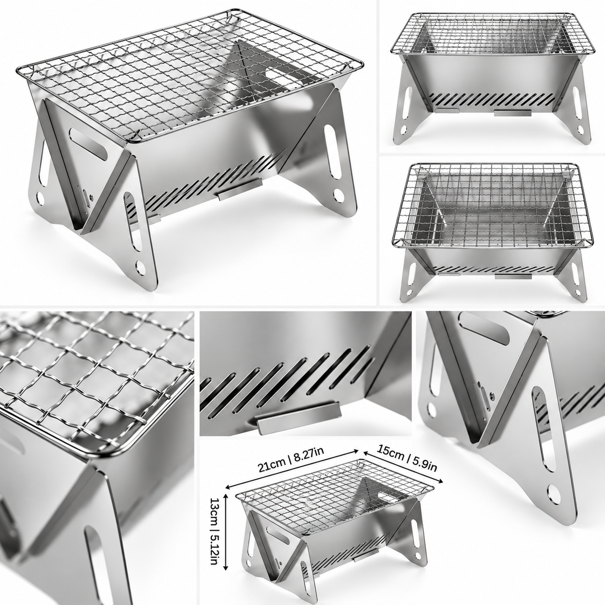 Lightweight Portable Grill Compact Outdoor Cooking