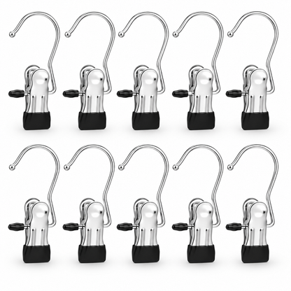 Lightweight Space Saving Hanging Clips Home Organization