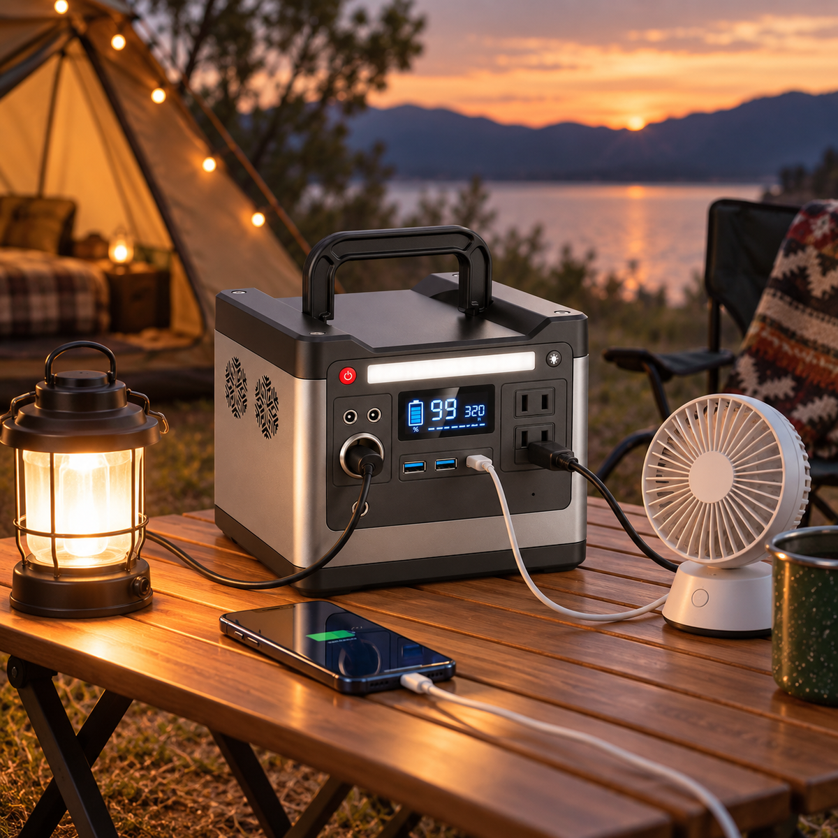 Lightweight Portable Power Station Compact Design
