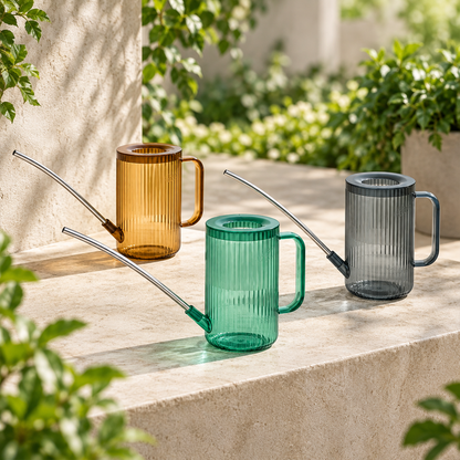 Long Spout Watering Can Ergonomic Design Garden Tool