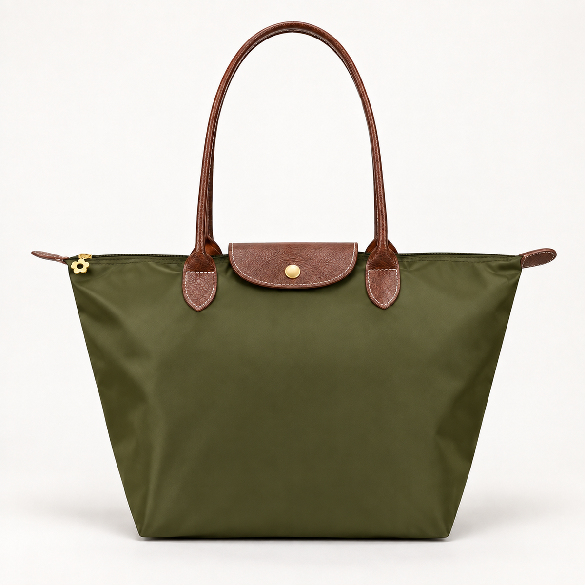 Luxurious Handles Tote Bag Versatile Everyday Elegant