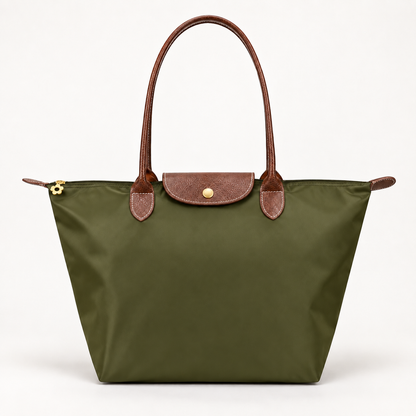Luxurious Handles Tote Bag Versatile Everyday Elegant