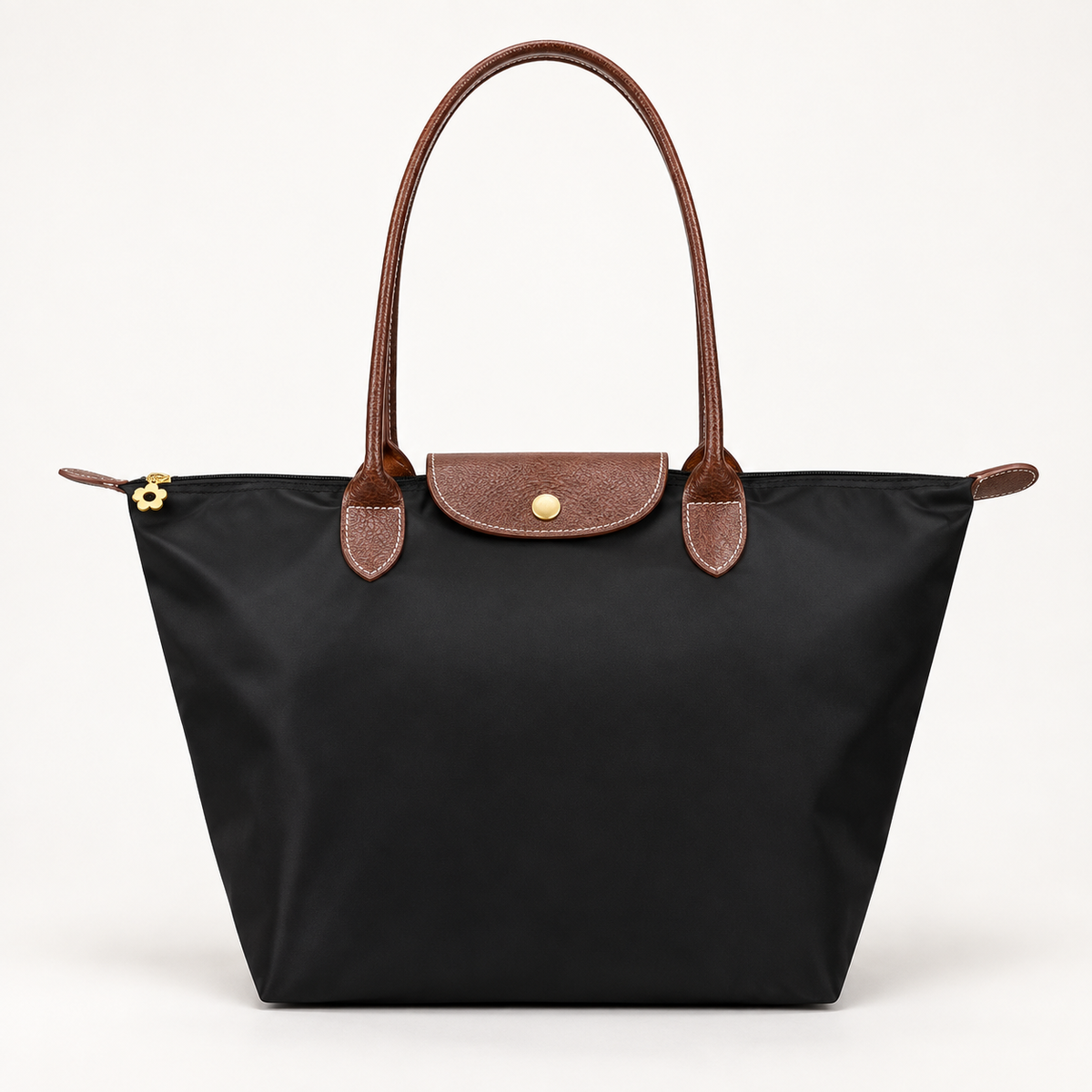 Luxurious Handles Tote Bag Versatile Everyday Elegant