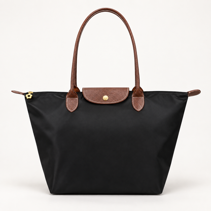 Luxurious Handles Tote Bag Versatile Everyday Elegant