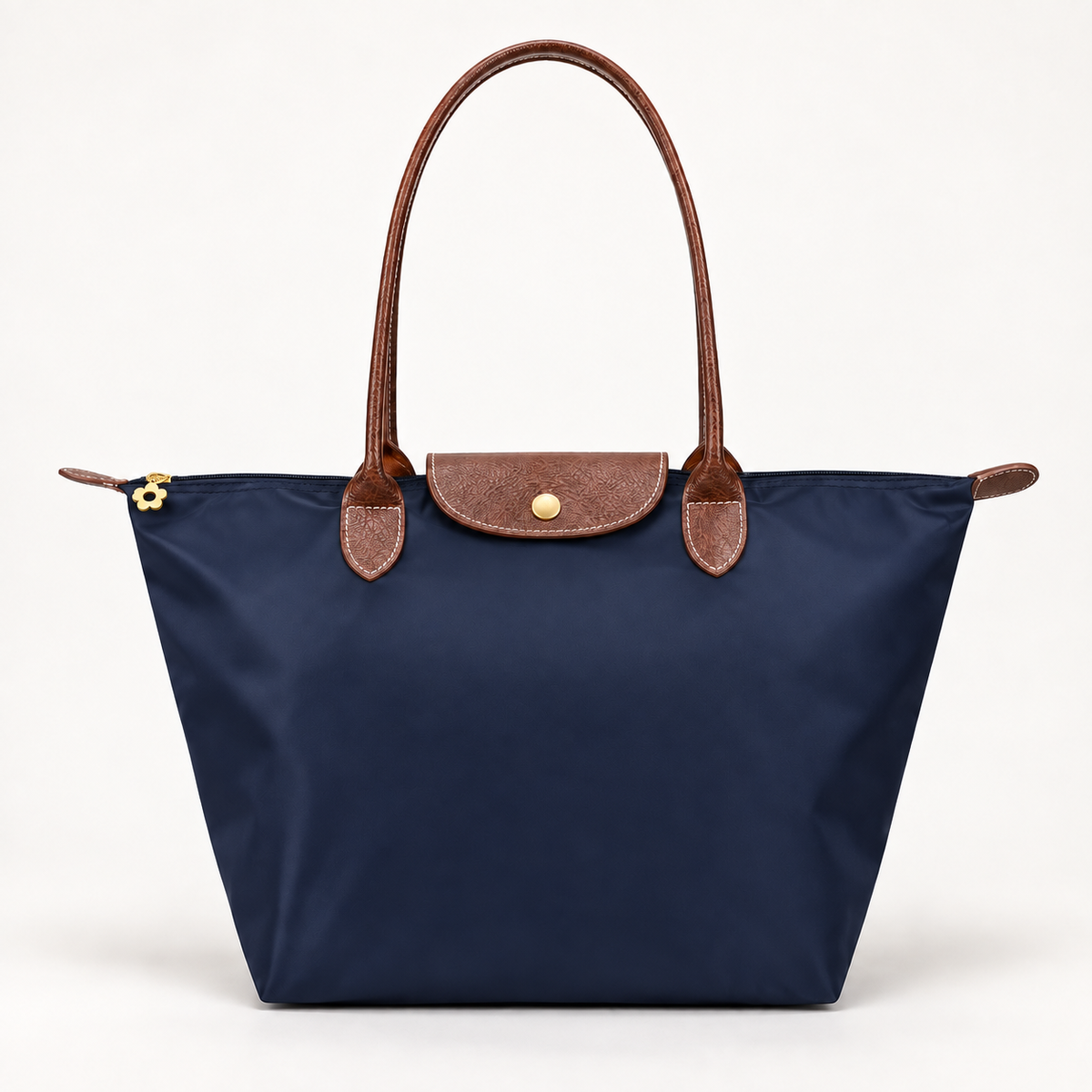 Luxurious Handles Tote Bag Versatile Everyday Elegant