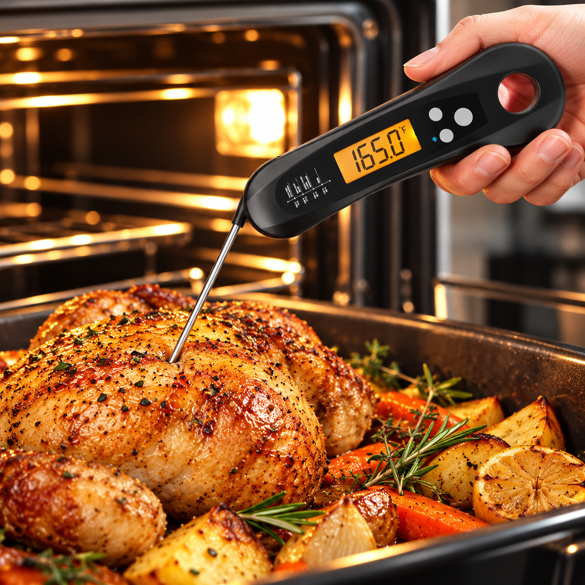 Magnetic Digital Meat Thermometer Instant Read Kitchen