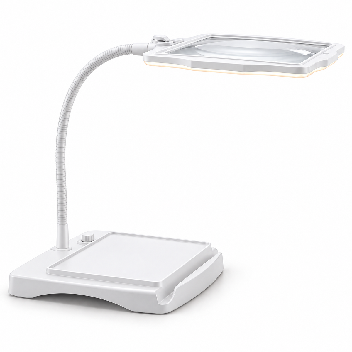 Magnifying Desk Lamp Hands Free Adjustable Arm Design
