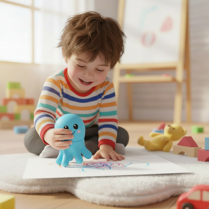 Octopus Highlighter Pen Set – 5-in-1 Cute Multicolor Marker for Note Taking, Journaling, School Supplies and Creative Drawing