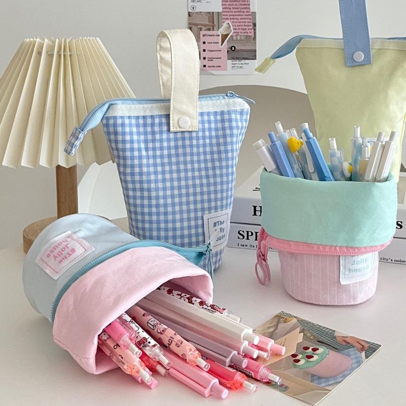 Kawaii Large Capacity Pencil Case – Cute Pen Storage Bag for School Supplies, Student Stationery and Back to School Essentials