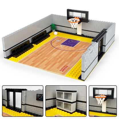 Basketball Building Block Set – DIY Sports Arena Construction Toy for Kids with Educational STEM Learning and Creative Play Fun
