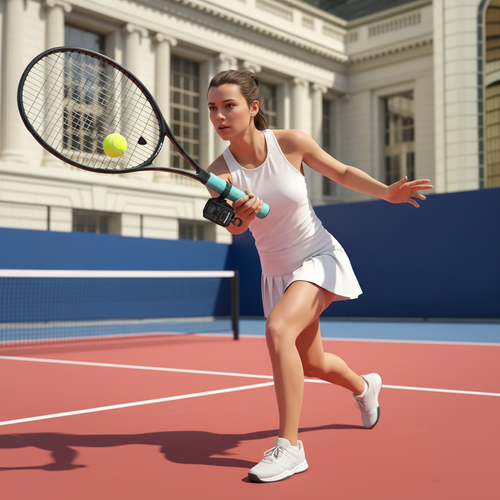 Tennis Wrist Training Brace – Adjustable Wrist Corrector for Improving Forehand Technique, Stability and Tennis Performance