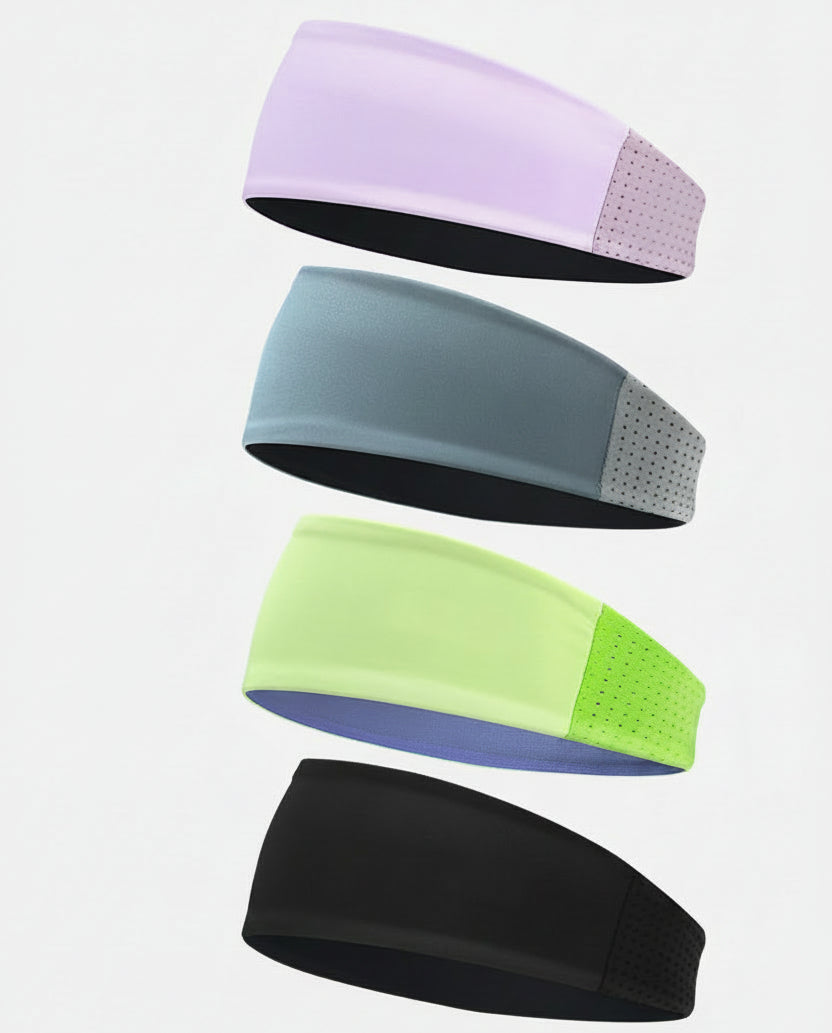 Cooling Sports Headband – Breathable Quick Dry Sweatband for Running, Yoga, Tennis, Gym and Outdoor Training