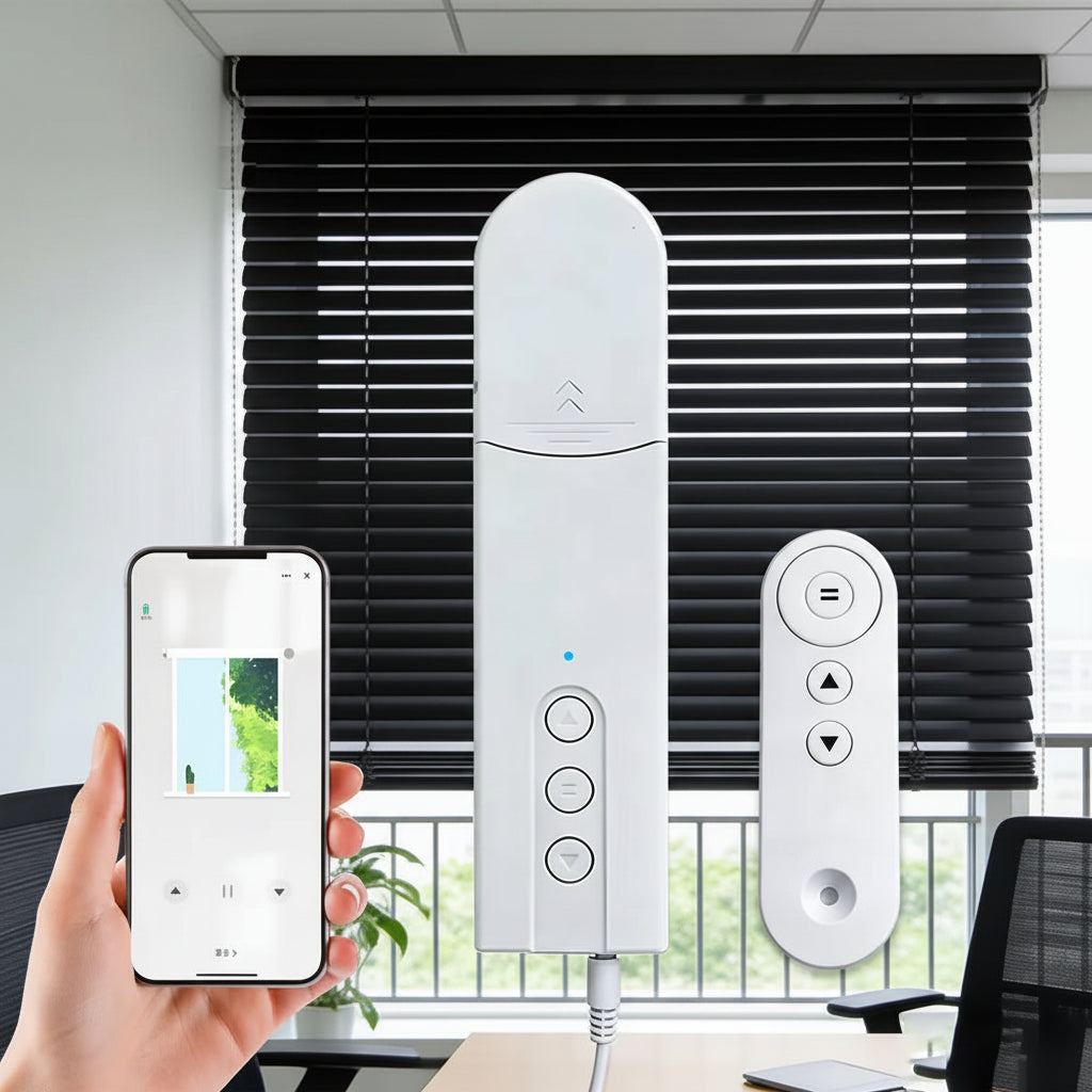 WiFi Smart Curtain Motor – Zigbee Electric Blind Controller Compatible with Smart Life App for Automated Home Window Curtains