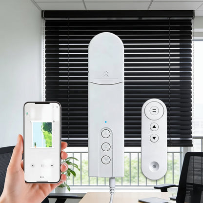 WiFi Smart Curtain Motor – Zigbee Electric Blind Controller Compatible with Smart Life App for Automated Home Window Curtains