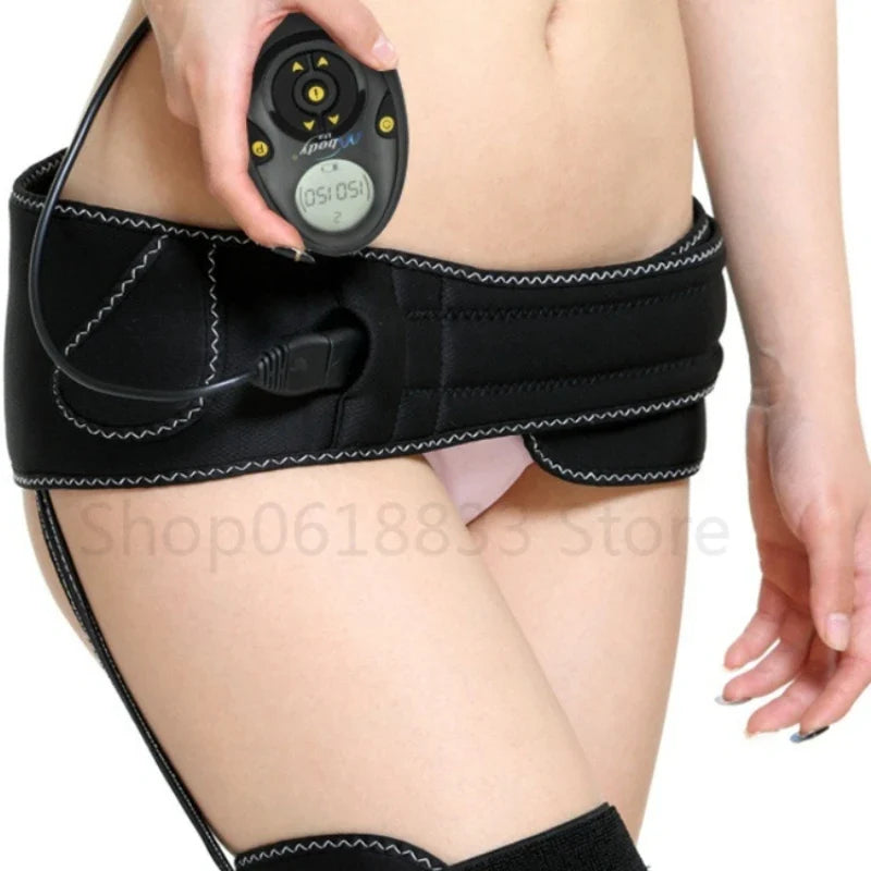 EMS Butt Toning Belt – Rechargeable Hip Muscle Stimulator for Butt Lifting, Leg Sculpting, Waist Slimming and Home Fitness Training