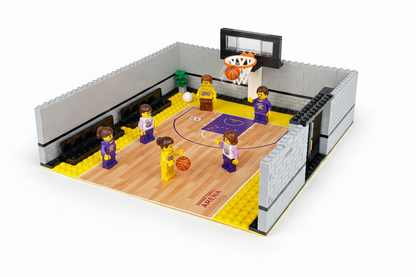 Basketball Building Block Set – DIY Sports Arena Construction Toy for Kids with Educational STEM Learning and Creative Play Fun