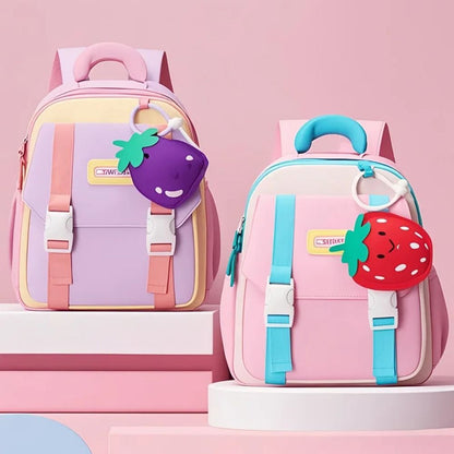 Cartoon Kids School Backpack – Waterproof Lightweight Nursery Bag with Adjustable Straps and Spacious Storage for Everyday School Use