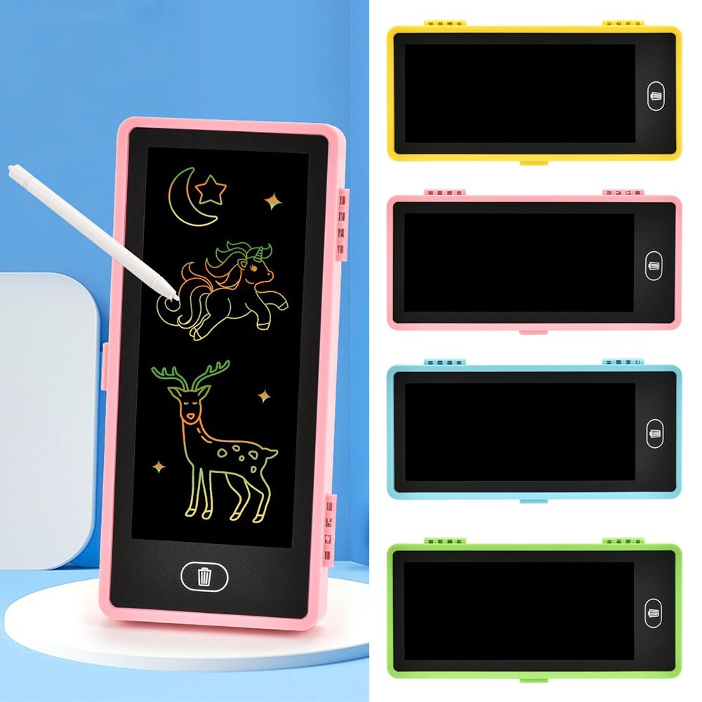 LCD Drawing Pencil Case – 2 in 1 Erasable Writing Board and Stationery Box for School Learning and Organization