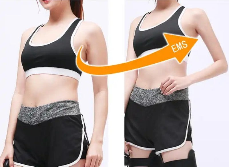 EMS ABS Toning Belt – Electric Muscle Stimulator for Belly Fat Burning, Waist Shaping and Home Fitness Workouts