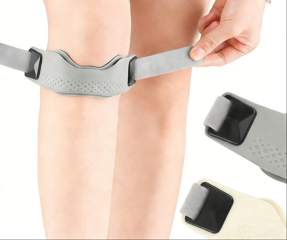 Silicone Knee Support Strap – Adjustable Patellar Tendon Brace for Running, Tennis, Jumpers Knee and Sports Pain Relief