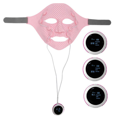 EMS Silicone Facial Massager Mask – Microcurrent Face Lifting Device for Skin Tightening, Firming and Anti-Aging Beauty Treatments