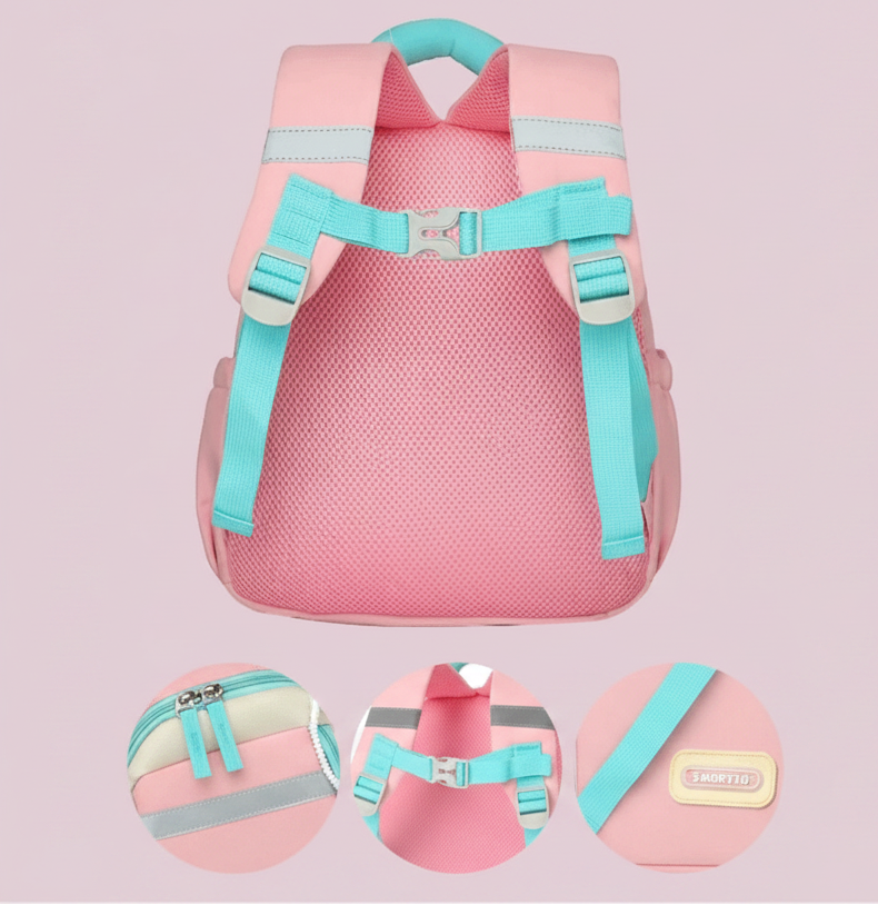 Cartoon Kids School Backpack – Waterproof Lightweight Nursery Bag with Adjustable Straps and Spacious Storage for Everyday School Use