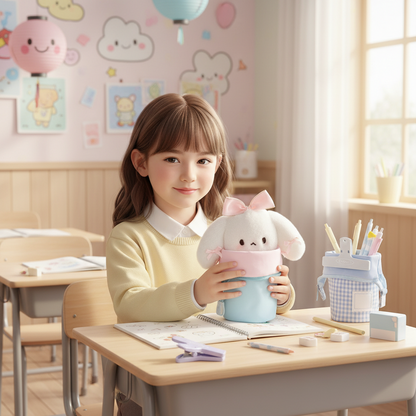 Kawaii Large Capacity Pencil Case – Cute Pen Storage Bag for School Supplies, Student Stationery and Back to School Essentials