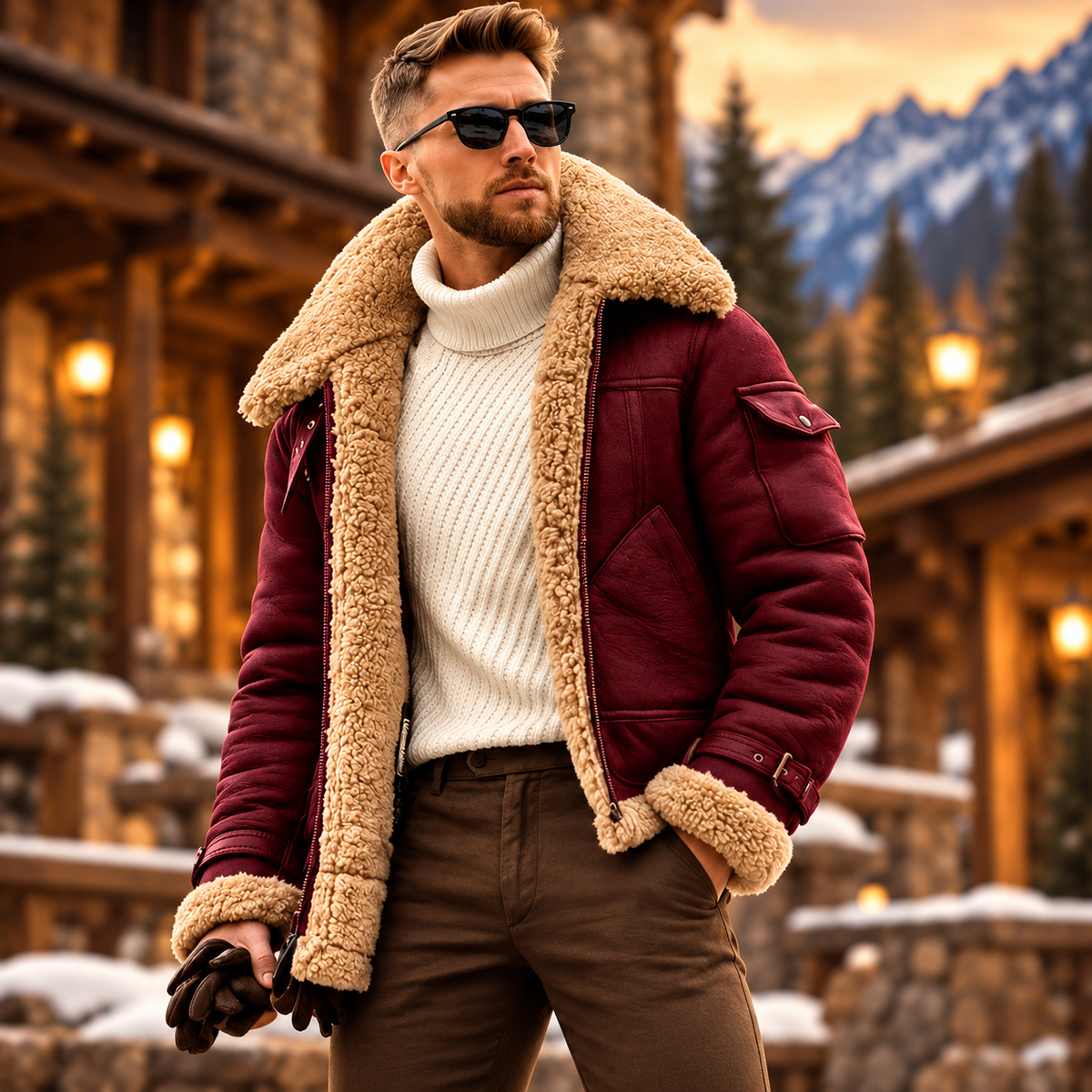 Men's Bomber Jacket Fashionable | Outerwear