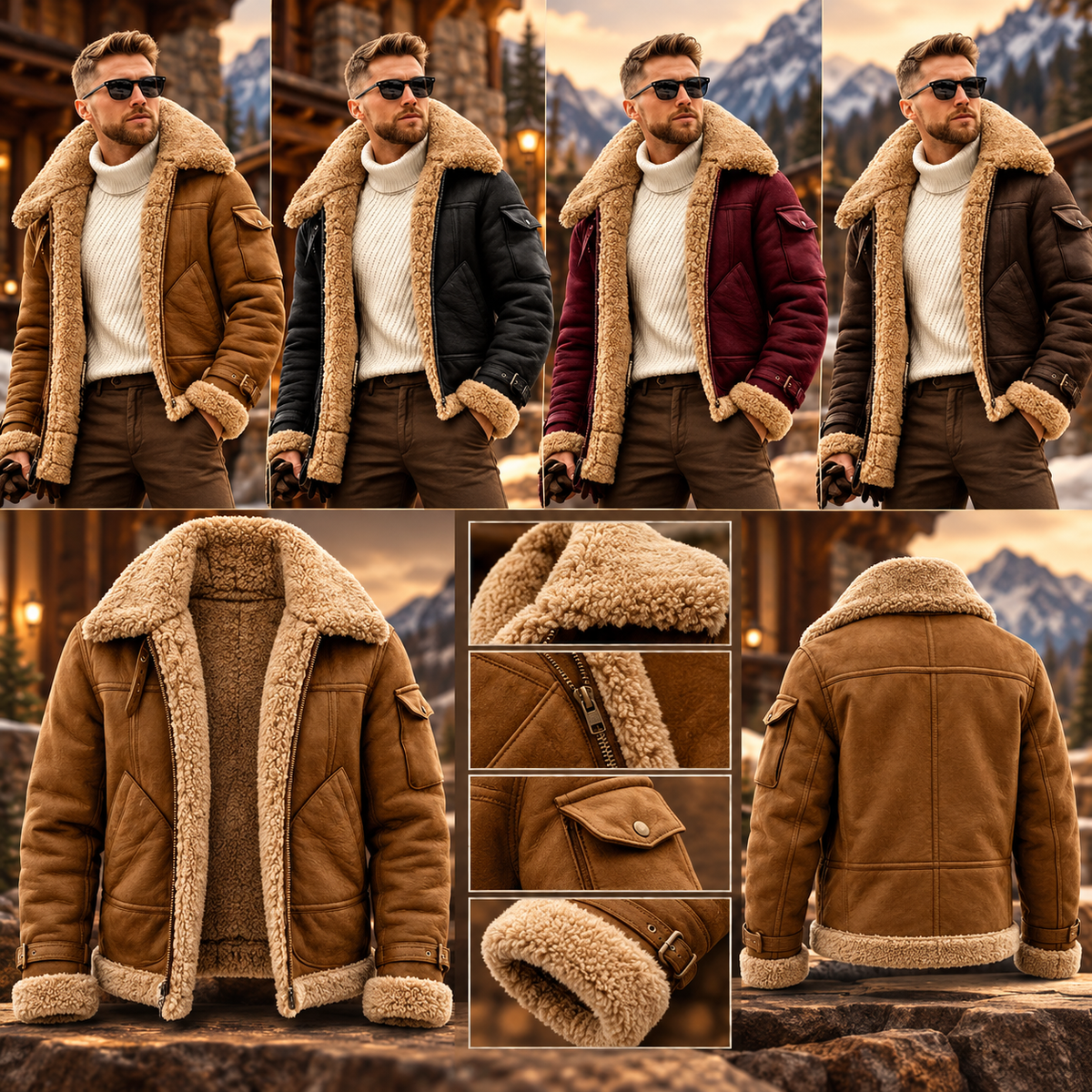 Men's Bomber Jacket Fashionable | Outerwear