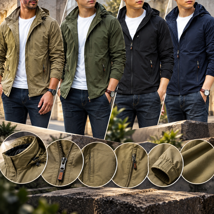 Men's Casual Jacket Water Resistant Transitional | Versatile Outerwear
