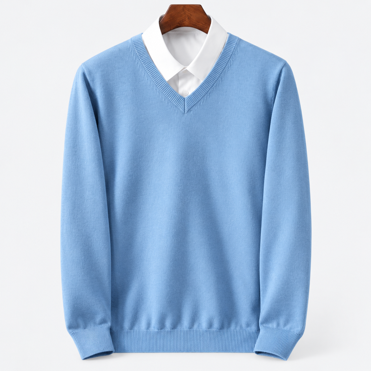 Men's Crew Neck Pullover Sweater | Casual Knit