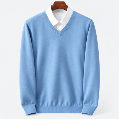 Men's Crew Neck Pullover Sweater | Casual Knit