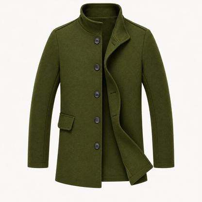 Men's Fall Overcoat Collar Design | Outerwear Coat