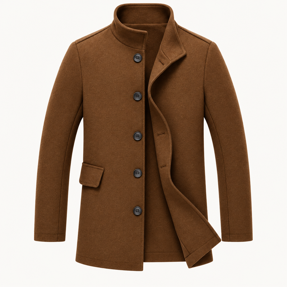 Men's Fall Overcoat Collar Design | Outerwear Coat