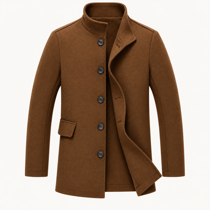 Men's Fall Overcoat Collar Design | Outerwear Coat