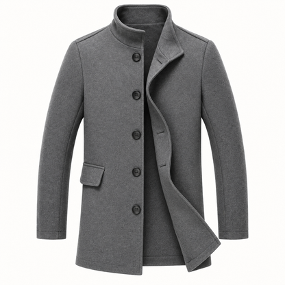 Men's Fall Overcoat Collar Design | Outerwear Coat